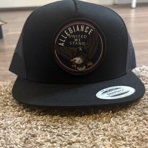 Black Snapback Hat